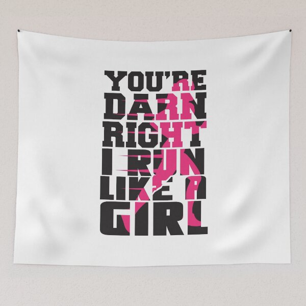 Item preview, You're Darn Right I Run Like a Girl for Women designed and sold by Lady Eva's Shop.