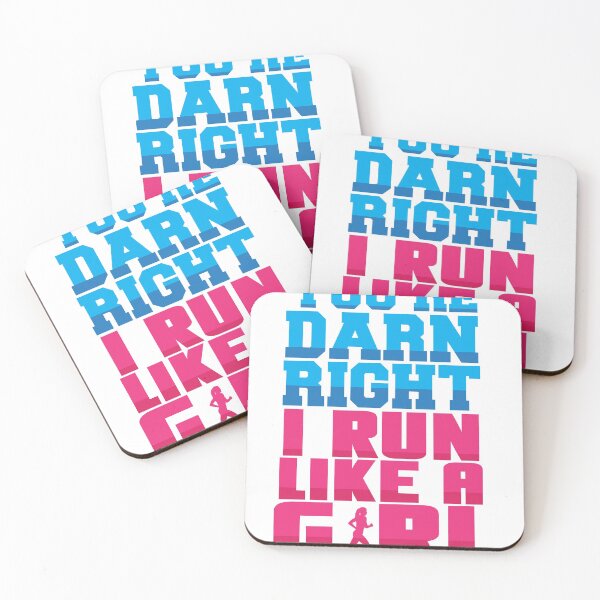 Item preview, You're Darn Right I Run Like a Girl for Women designed and sold by Lady Eva's Shop.
