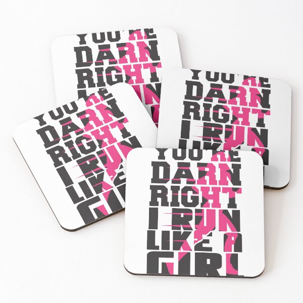 Item preview, You're Darn Right I Run Like a Girl for Women designed and sold by Lady Eva's Shop.