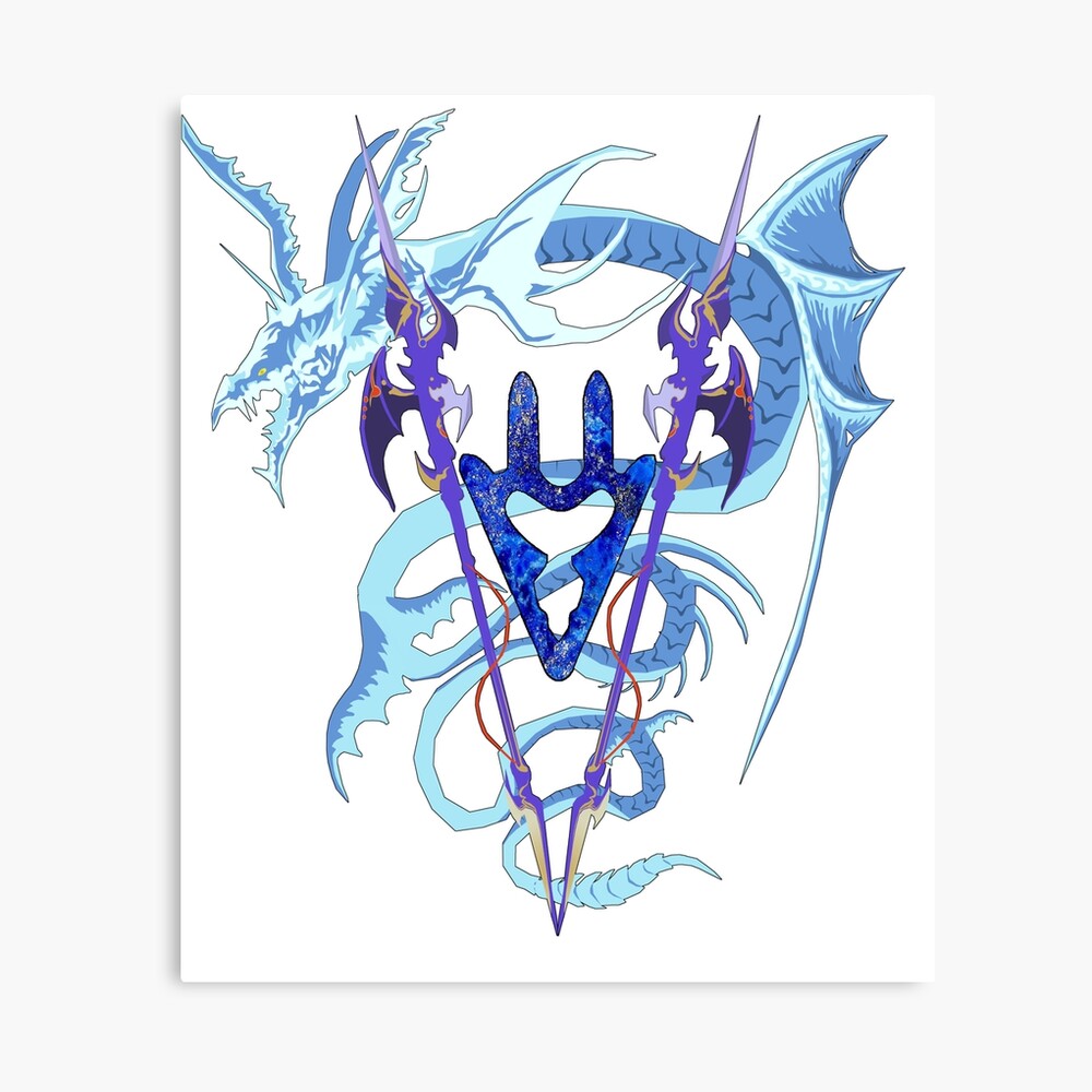 Dragoon Ffxiv Framed Art Print By Twitchleah Redbubble