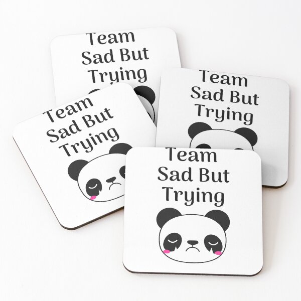 Item preview, Team Sad But Trying designed and sold by AmandaActually.
