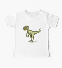 Raptor eating pizza Baby T-Shirt