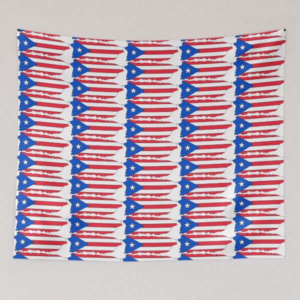 Item preview, Puerto Rico Map with Puerto Rican Flag designed and sold by Havocgirl.