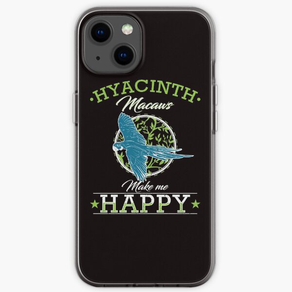 Hyacinth Macaw Parrot Bird Feather iPhone Soft Case