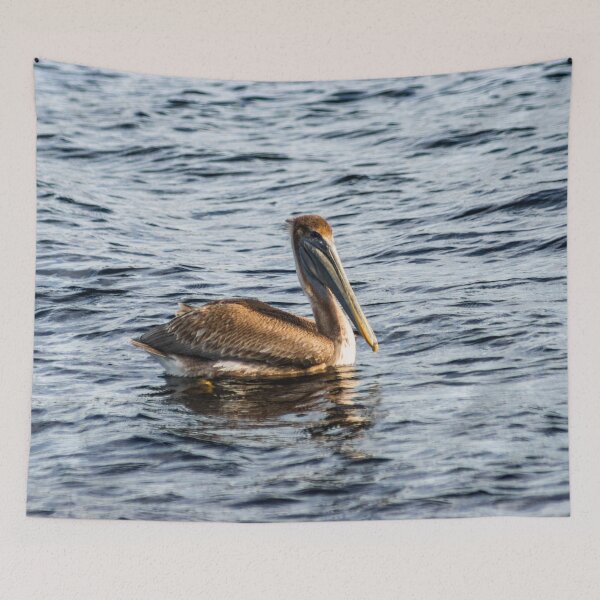 Item preview, Juvenile brown pelican designed and sold by KensLensDesigns.
