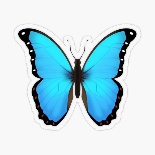 Sticker « Emoji Papillon », par calllieann Redbubble