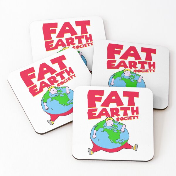 Item preview, Fat Earth Society (Flat Earth Humor) designed and sold by FlatEarthBiz.