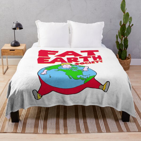 Item preview, Fat Earth Society (Flat Earth Humor) designed and sold by FlatEarthBiz.