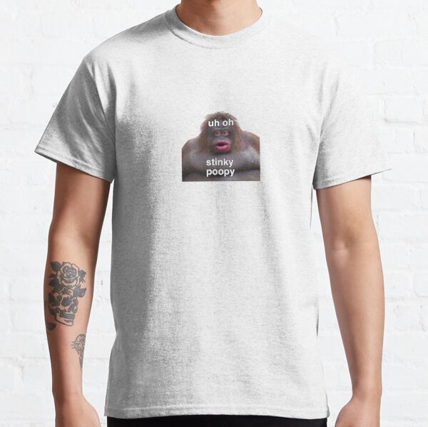 Uh Oh Meme T Shirts Redbubble - uh oh stinky roblox id song
