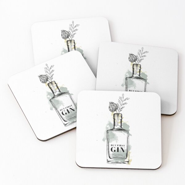 Item preview, But First, Gin. designed and sold by Natalie Hancock.