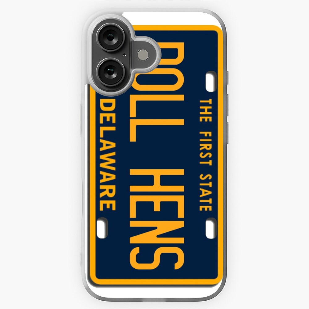 roll hens license plate Sticker