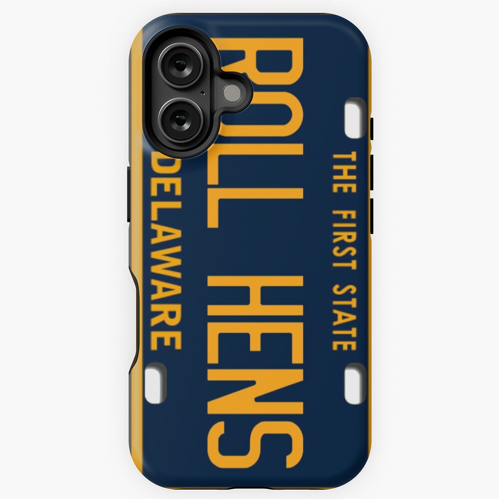 roll hens license plate Sticker