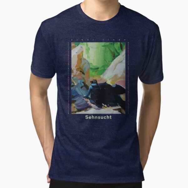 Sehnsucht by Nikki Lindt (Light Font) Tri-blend T-Shirt