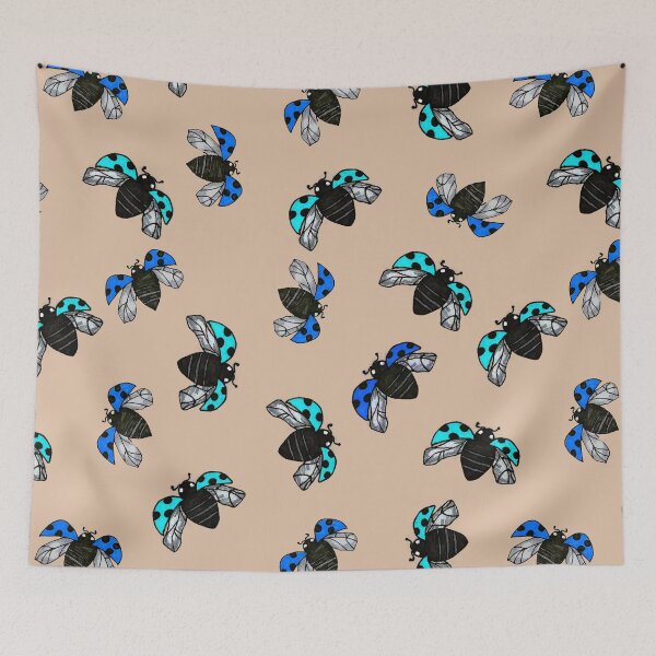 Item preview, Fly my lady blue designed and sold by Sonia Osiecka Ramsurn.