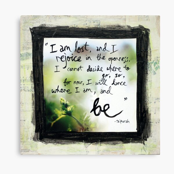 I am lost Canvas Print