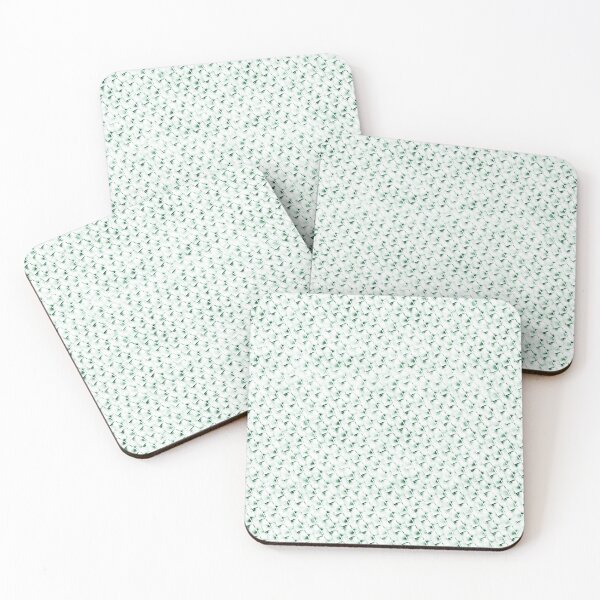 Item preview, White and green rectangles, abstract shapes designed and sold by ShapesColors.