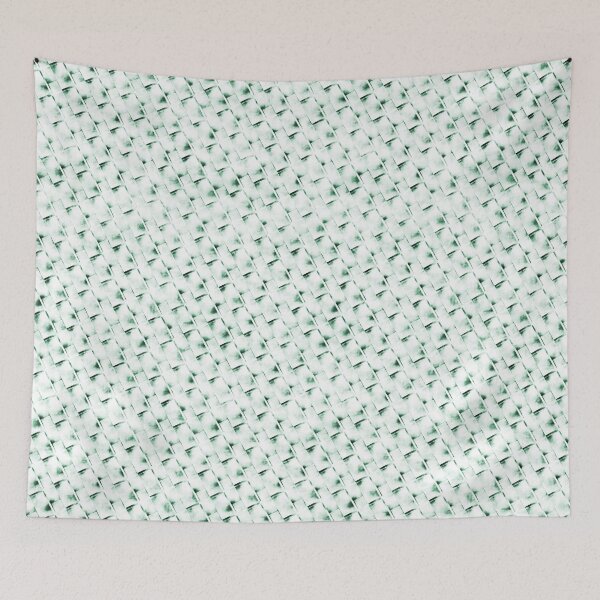 Item preview, White and green rectangles, abstract shapes designed and sold by ShapesColors.