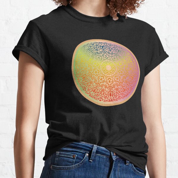 Rainbow Flower Mandala 2 Classic T-Shirt