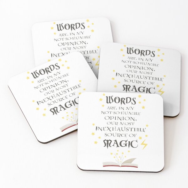 Item preview, Deathly Hallows Quote (white) designed and sold by Elisa-Venturini.