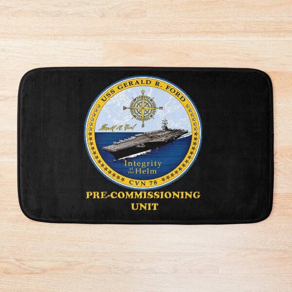 Item preview, PCU Gerald R. Ford (CVN-78) Crest for Dark Colors designed and sold by Nikki SpaceStuffPlus.