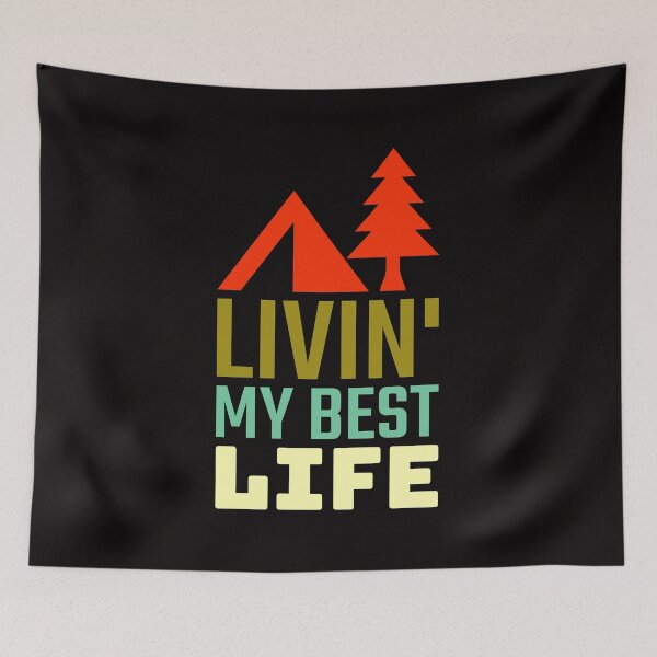 Item preview, Livin My Best Life Love Living The Best Life designed and sold by shoutoutshirtco.
