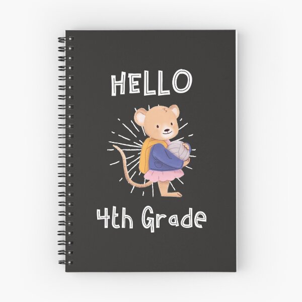 Item preview, Hello Fourth Grade Squirrel - Woodland Animals 4th Grader School designed and sold by shoutoutshirtco.