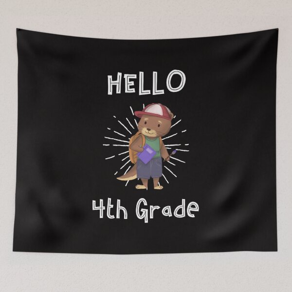 Item preview, Hello Fourth Grade Squirrel - Woodland Animals 4th Grader School designed and sold by shoutoutshirtco.