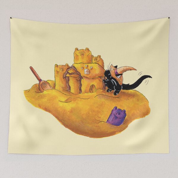 Item preview, The Witch's Sandcastle designed and sold by KOKeefeArt.