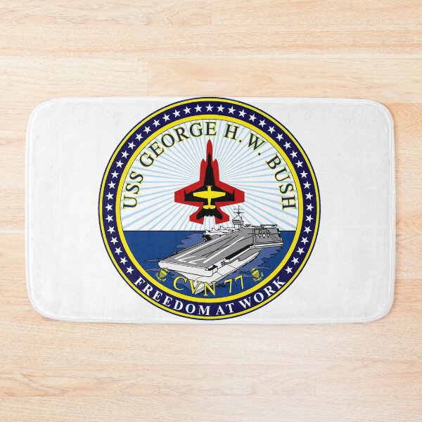 Item preview, USS George H.W. Bush (CVN-77) Crest designed and sold by Nikki SpaceStuffPlus.