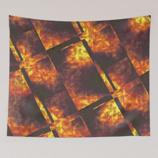 Item preview, Giant rusty plaque and pie that resembles fire designed and sold by ShapesColors.