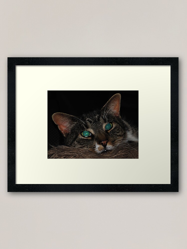 Alternate view of Staring into Space Framed Art Print