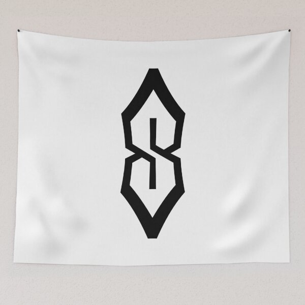 Item preview, Stylized Graffiti Capital S | Black Outline and White Filled designed and sold by Dator.