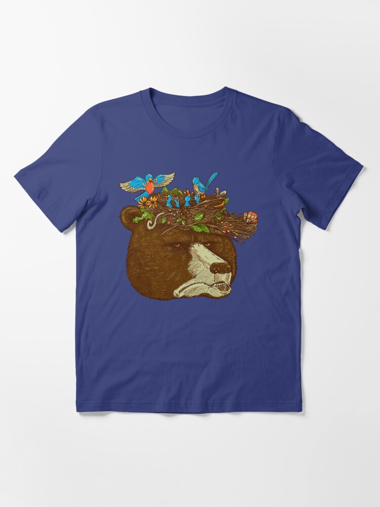 Thumbnail 2 of 7, Essential T-Shirt, Mr Bears Nature Hat designed and sold by nickv47.