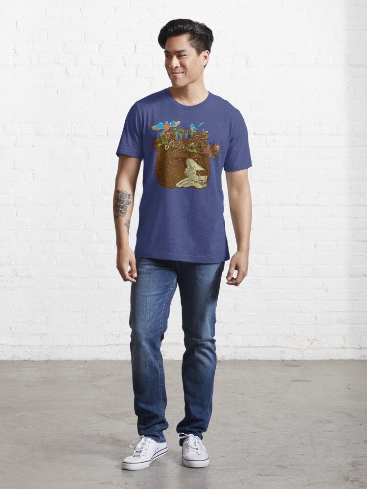 Thumbnail 5 of 7, Essential T-Shirt, Mr Bears Nature Hat designed and sold by nickv47.