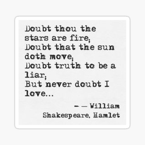 Shakespeare Hamlet Quotes Geschenke Merchandise Redbubble