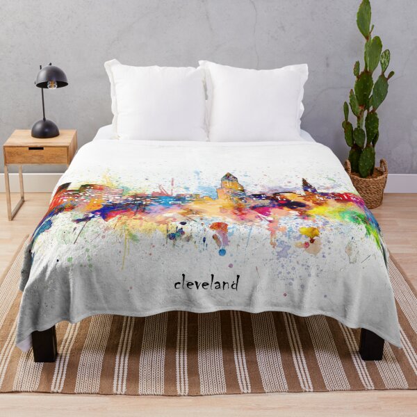 Item preview, cleveland skyline designed and sold by BekimART.