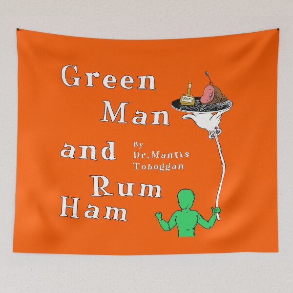 Item preview, green man and rum ham designed and sold by unnecessarahly.