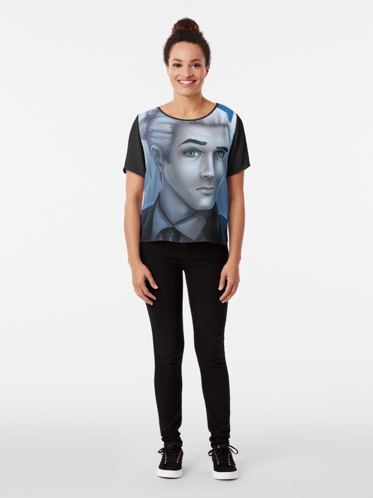 Alternate view of Thanatos Chiffon Top