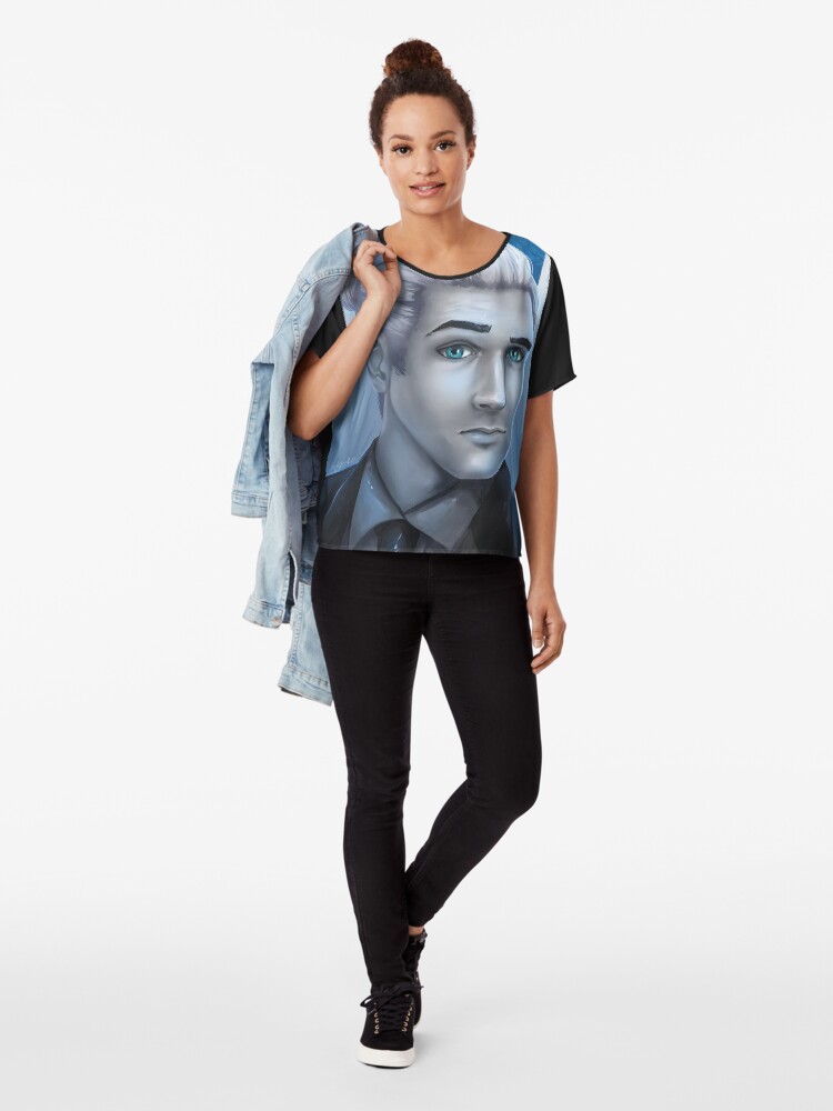 Alternate view of Thanatos Chiffon Top