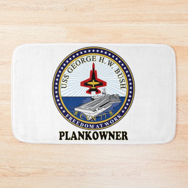 Item preview, USS George H.W. Bush (CVN-77) Plankowner Crest designed and sold by Nikki SpaceStuffPlus.