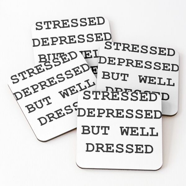 Item preview, Stressed and Depressed designed and sold by meow art.