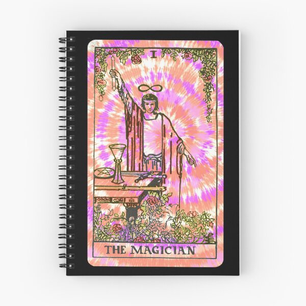 Item preview, Tie Dye Psychedelic Tarot Rider Waite Smith Magician Card designed and sold by TheTarotShop.