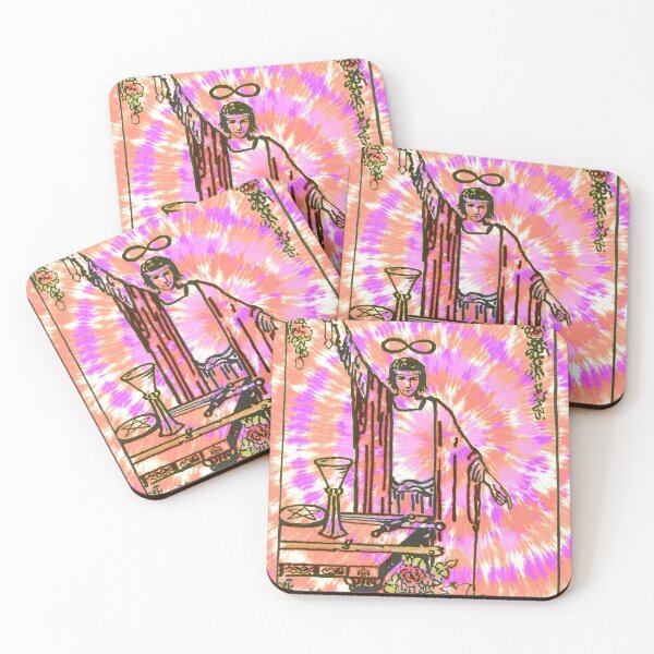 Item preview, Tie Dye Psychedelic Tarot Rider Waite Smith Magician Card designed and sold by TheTarotShop.