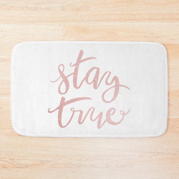 Item preview, Stay True, Be You —Glitter Pink Version designed and sold by THEARTICSOUL.