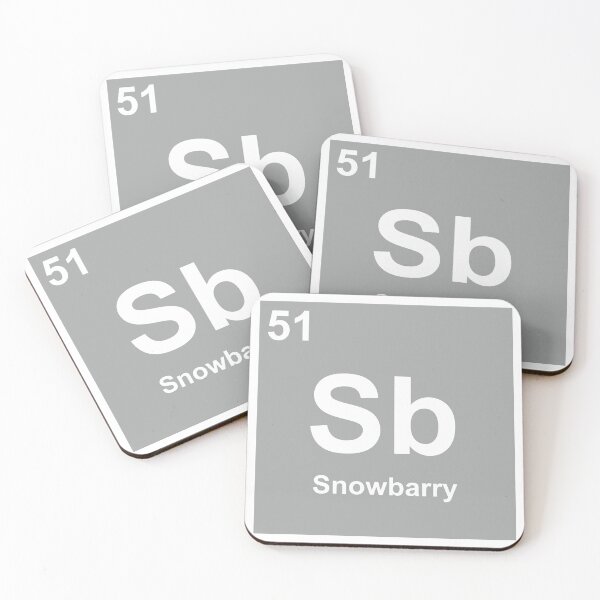 Item preview, Snowbarry - Elemento de tabla periódica designed and sold by ahshuhlee.