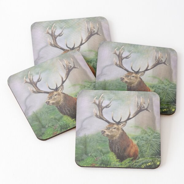 Item preview, Red Deer Stag designed and sold by De Monte  Art.