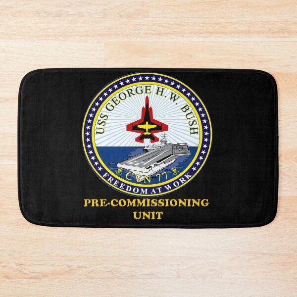 Item preview, PCU George H.W. Bush Crest for Dark Colors designed and sold by Nikki SpaceStuffPlus.