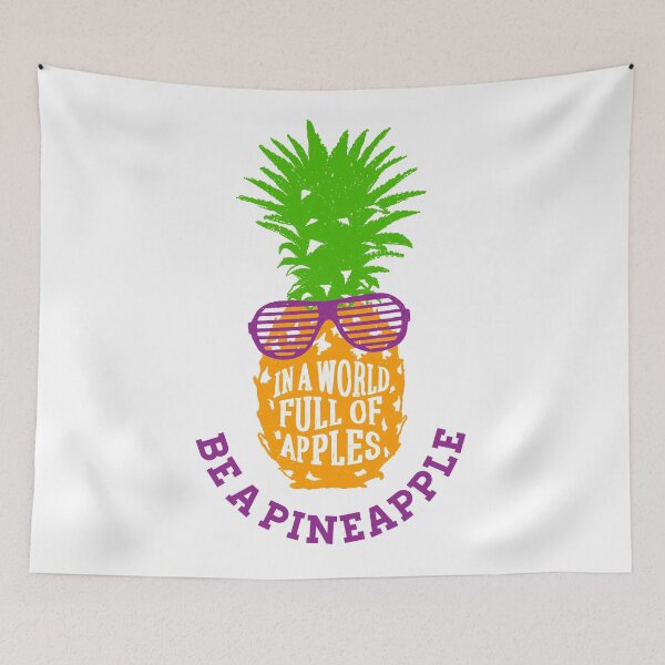 Item preview, Funny Pineapple in Sunglasses. In A World Full Of Apples Be A Pineapple designed and sold by Sloth Astronaut.