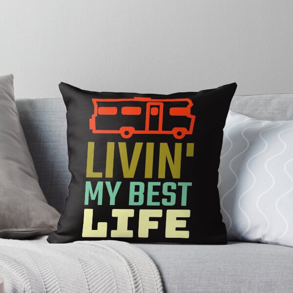 Item preview, Livin My Best Life Love Living The Best Life RV Camping Campers designed and sold by shoutoutshirtco.