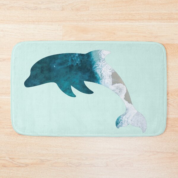 Item preview, Dolphin Ocean Sand Beach designed and sold by BlackCoffeeCake.